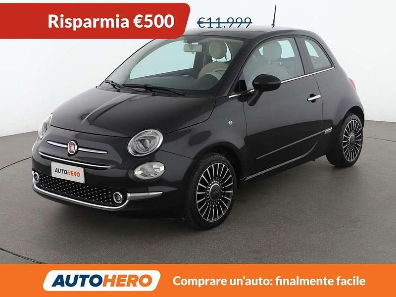 Usata Fiat 500 Lounge 69 CV (50 kW) 2016 Nero Utilitaria