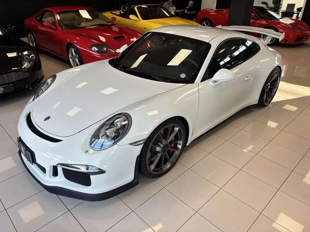 Usata Porsche 991 476 CV (350 kW) 2014 Pure white Coupé