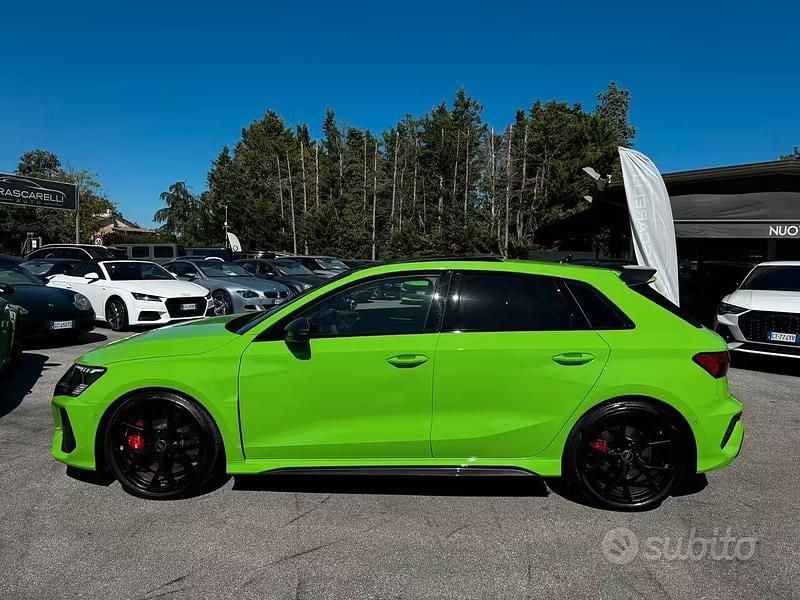Usata Audi RS3 Design 400 CV (294 kW) 2024 Verde Berlina