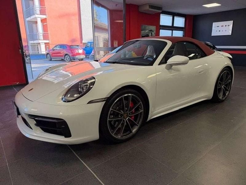 Usata Porsche 911 Carrera 4S Cabriolet 450 CV (330 kW) 2020 Bianco Cabrio