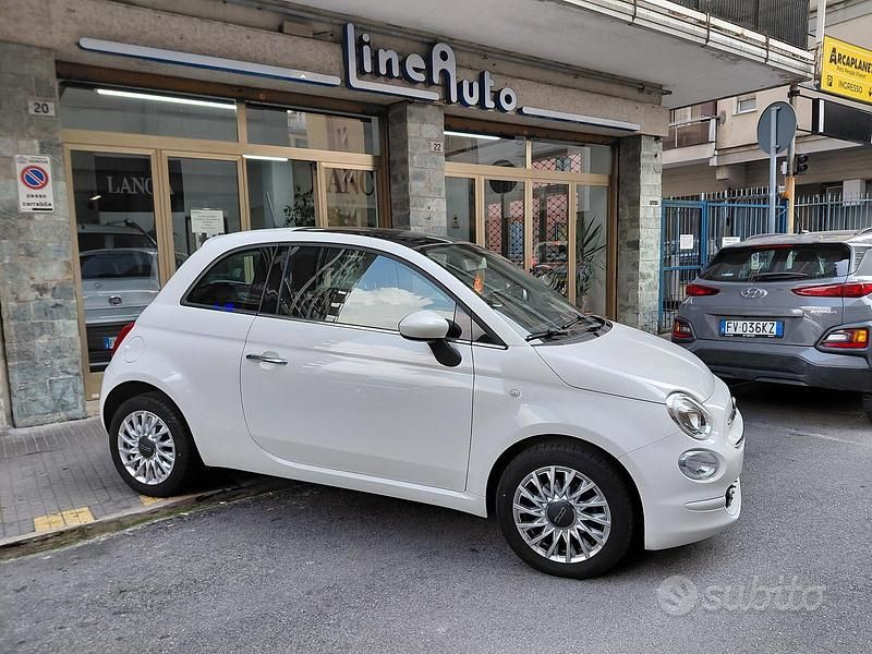 Usata Fiat 500 Lounge 69 CV (50 kW) 2019 Bianco Berlina