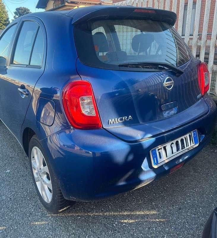 Usata Nissan Micra Acenta 80 CV (58 kW) 2014 Blu/azzurro Utilitaria