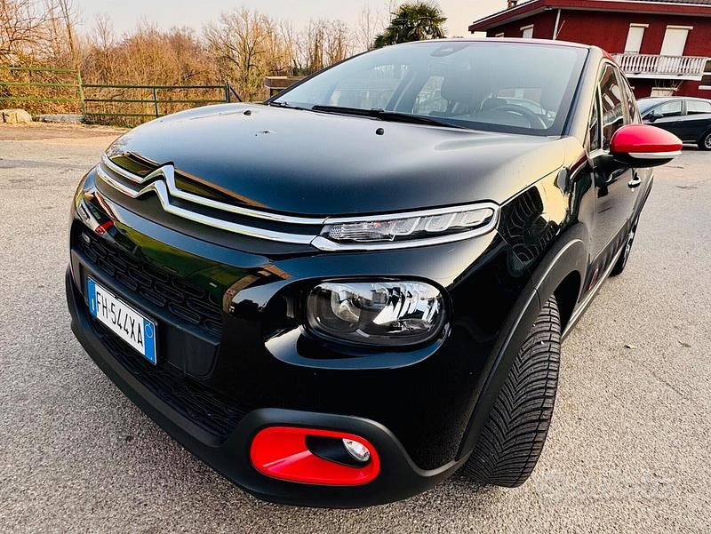 Usata Citroën C3 PureTech 82 CV (60 kW) 2017 Nero Berlina