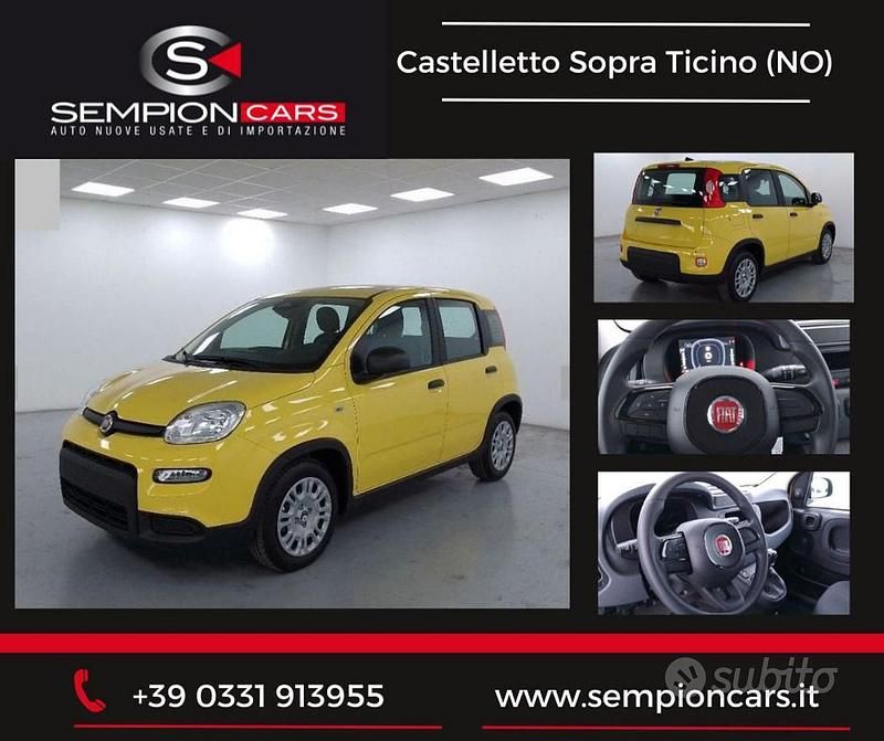 Usata Fiat Panda S 70 CV (51 kW) 2024 Giallo Utilitaria