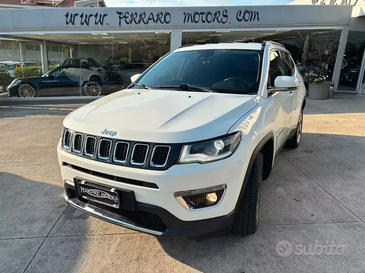Usata Jeep Compass Limited 140 CV (102 kW) 2018 Bianco SUV