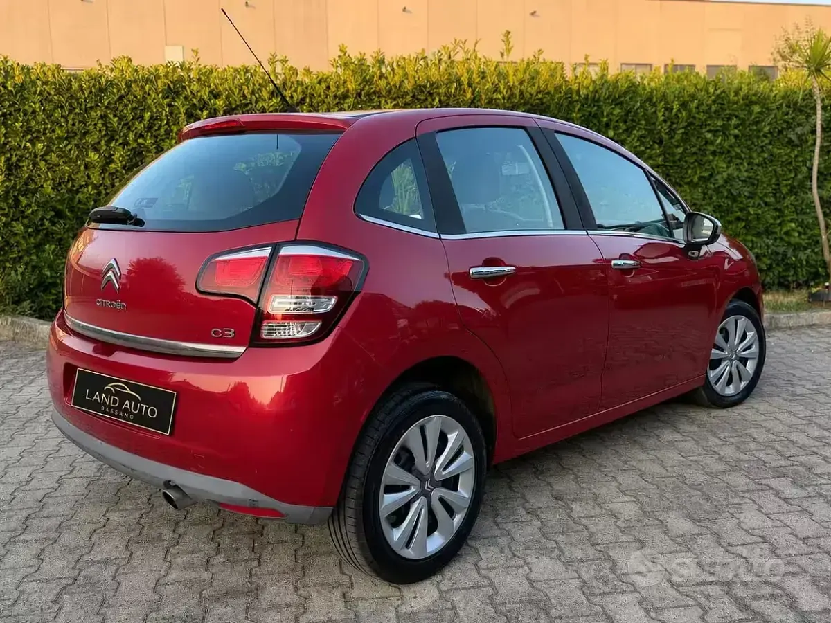 Usata Citroën C3 Exclusive 82 CV (60 kW) 2014 Rosso Utilitaria