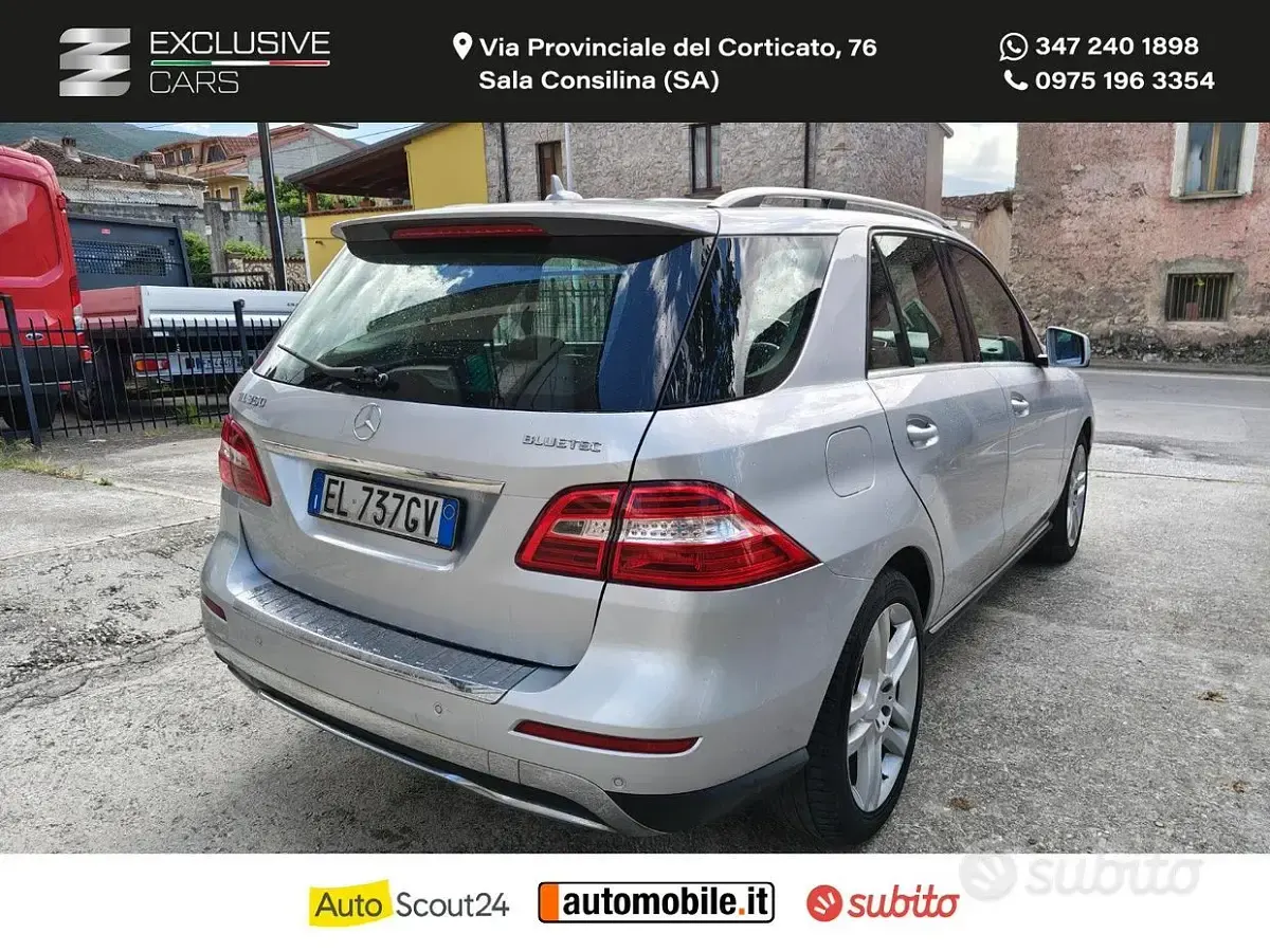 Usata Mercedes ML350 258 CV (189 kW) 2012 Argento SUV