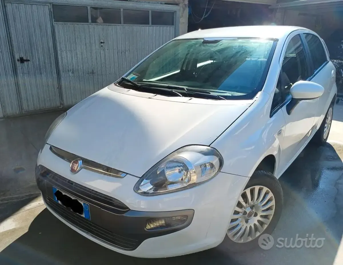 Usata Fiat Punto Evo 77 CV (56 kW) 2012 Bianco Utilitaria