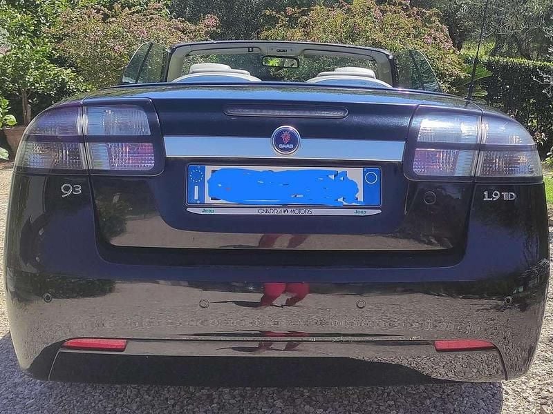 Usata Saab 9-3 Vector 150 CV (110 kW) 2008 Nero Cabrio