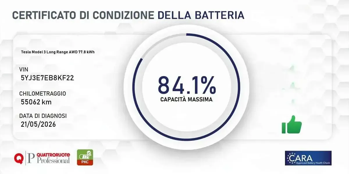 Usata Tesla Model 3 152 kW (208 CV) 2019 Blu marino Berlina