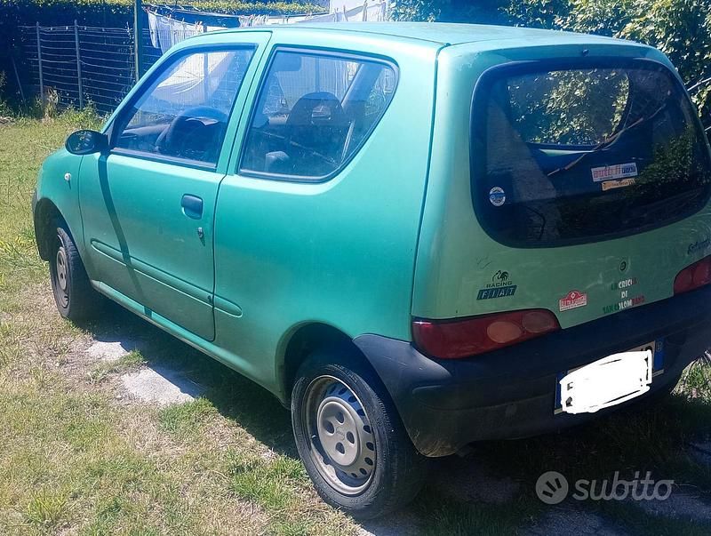Usata Fiat Seicento 54 CV (39 kW) 2001 Verde Utilitaria