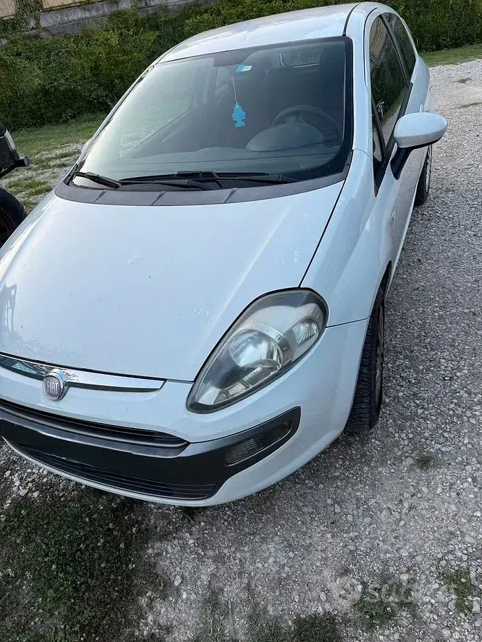 Usata Fiat Punto Evo 2010 Bianco Utilitaria