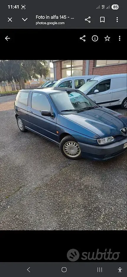 Usata Alfa Romeo 145 103 CV (75 kW) 1998 Bluazzurro Utilitaria