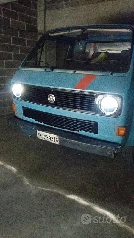 Usata VW T3 1989 Blu Furgone