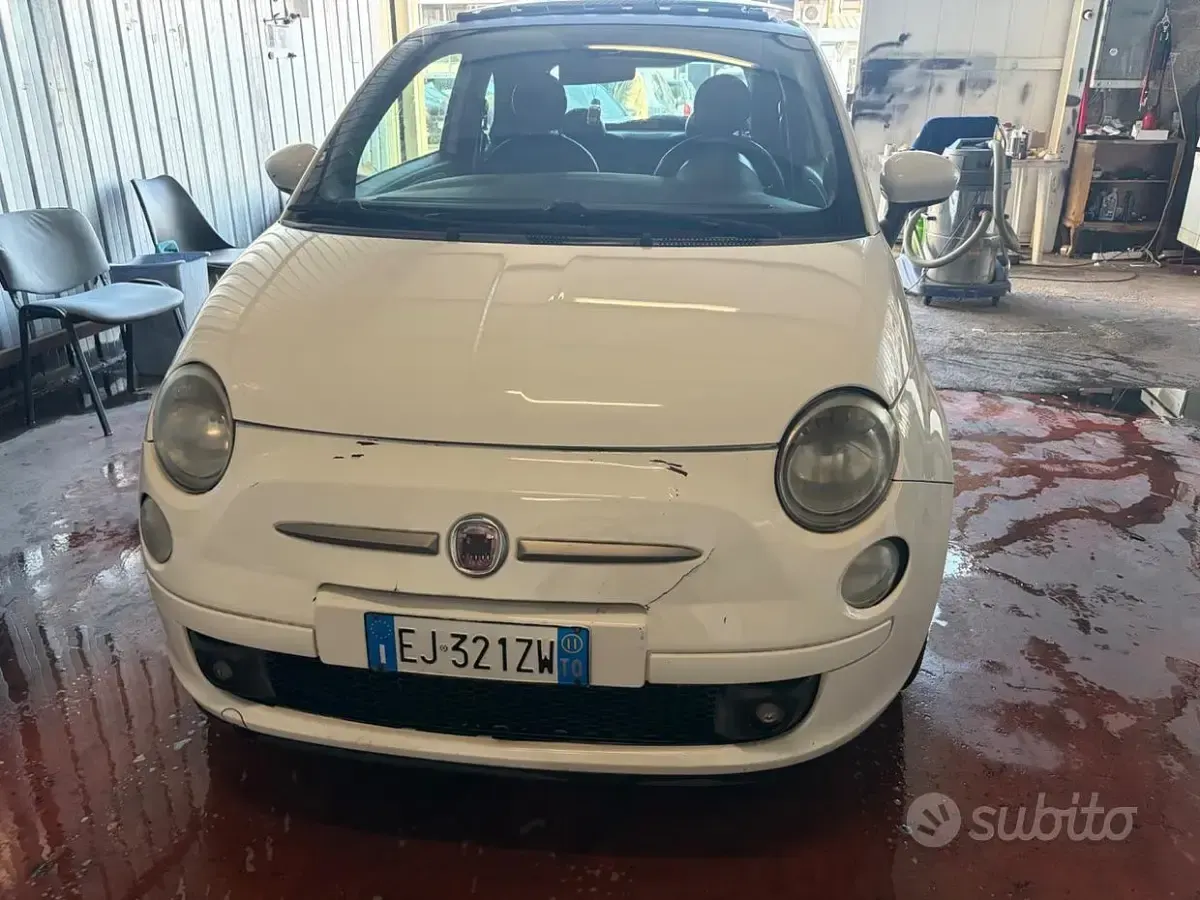 Usata Fiat 500 Sport 86 CV (63 kW) 2012 Bianco Berlina