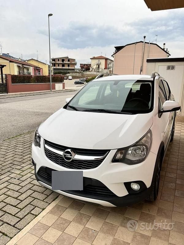Usata Opel Karl 75 CV (55 kW) 2018 Bianco Utilitaria