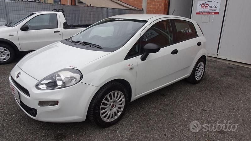 Usata Fiat Punto Evo 86 CV (63 kW) 2014 Bianco Utilitaria