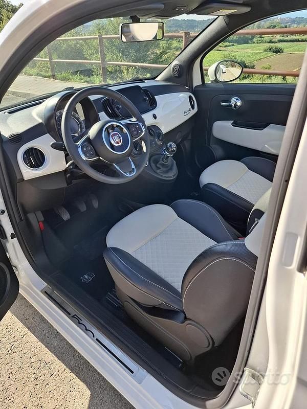 Usata Fiat 500 2021 Bianco Cabrio