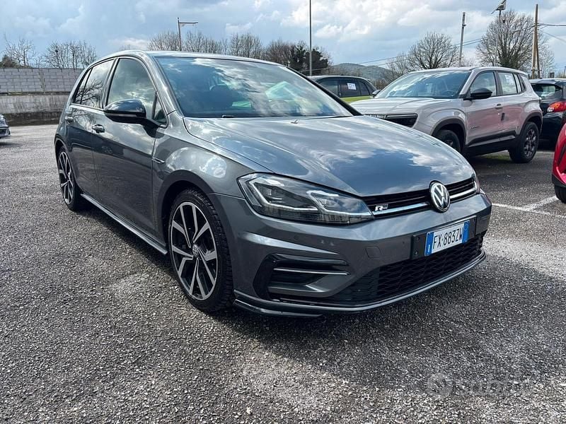 Usata VW Golf VII R-line 150 CV (110 kW) 2018 Grigio Berlina