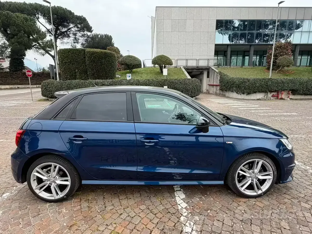 Usata Audi A1 S-Line 90 CV (66 kW) 2018 Bluazzurro Berlina