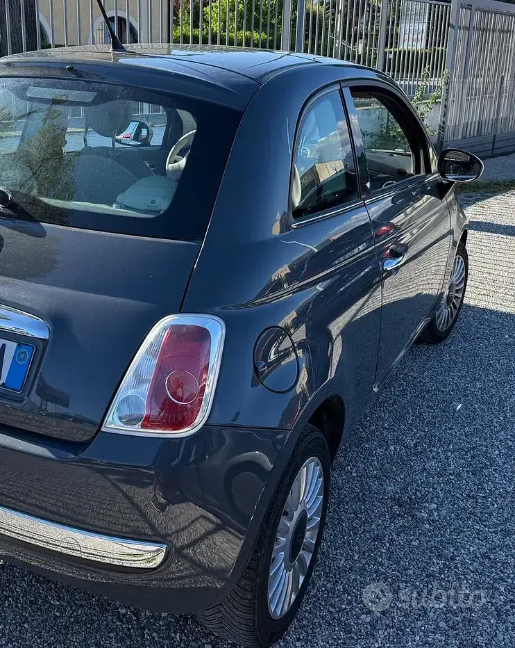 Usata Fiat 500 Lounge 69 CV (50 kW) 2011 Grigio Berlina