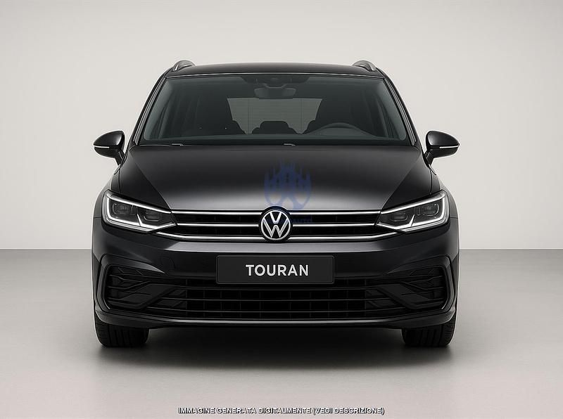 Begagnad VW Touran R-line 150 HK (110 kW) 2025 Svart Minibuss