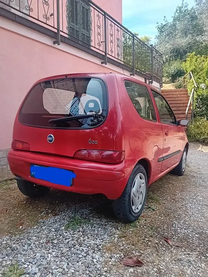 Usata Fiat Seicento 54 CV (39 kW) 2005 Rosso Utilitaria