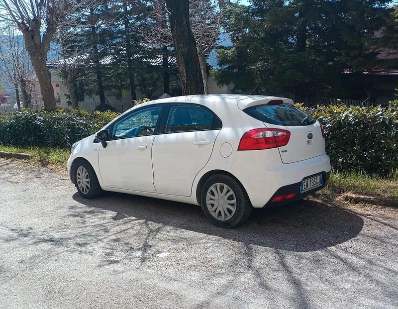 Usata Kia Rio 85 CV (62 kW) 2014 Bianco Utilitaria