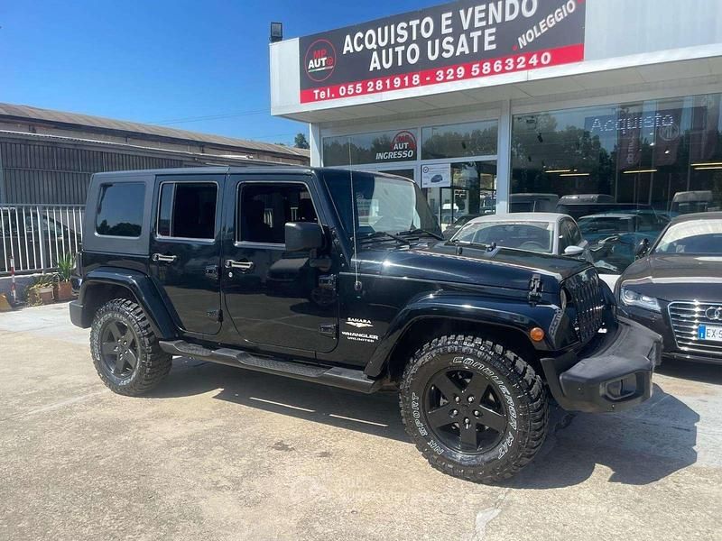 Usata Jeep Wrangler Unlimited Sahara 177 CV (130 kW) 2008 Nero SUV