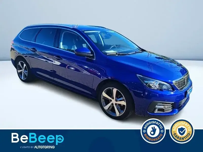 Begagnad Peugeot 308 SW Allure 131 HK (96 kW) 2019 Blå Kombi