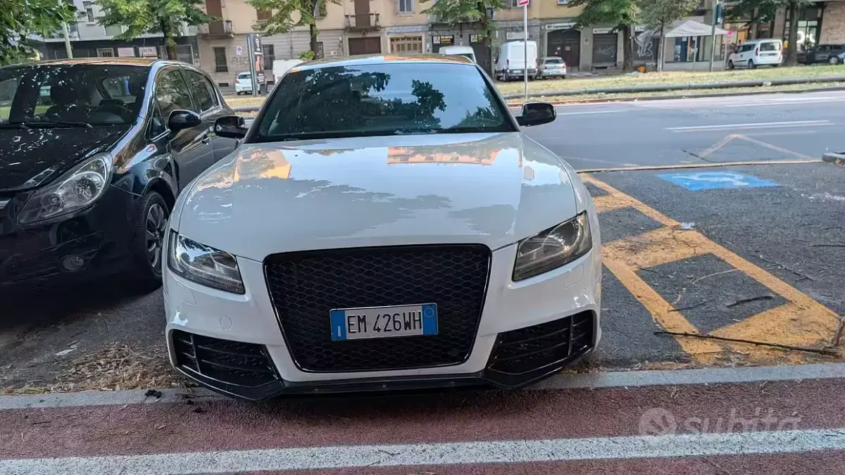 Usata Audi A5 239 CV (175 kW) 2012 Bianco Coupé