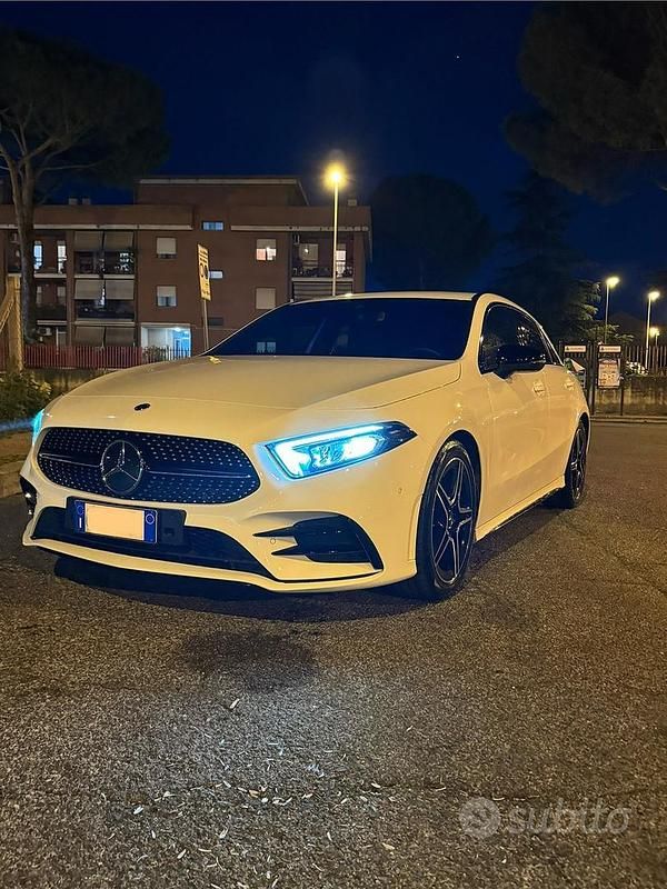 Usata Mercedes A180 Premium 116 CV (85 kW) 2020 Bianco Berlina