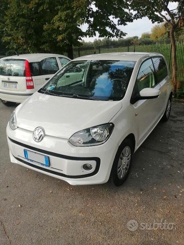 Usata VW up! 60 CV (44 kW) 2015 Bianco Utilitaria