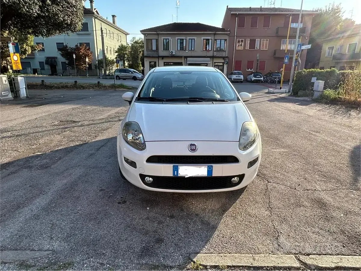 Usata Fiat Punto Easy 77 CV (56 kW) 2014 Bianco Utilitaria