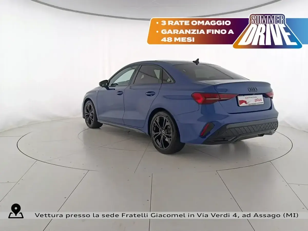 Usata Audi A3 S-Line 204 CV (150 kW) 2025 Blu Berlina