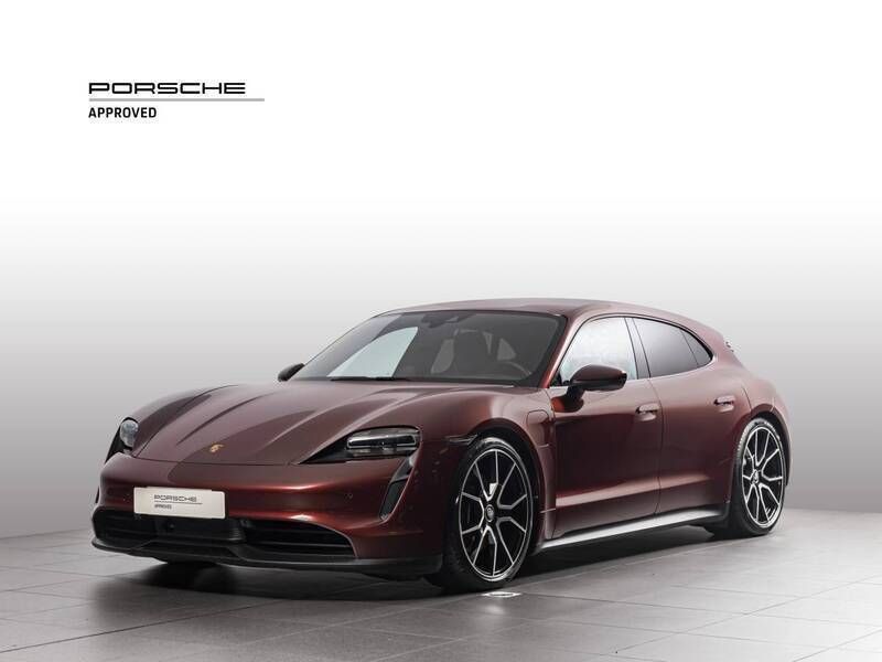 Ciliegia metallizzato Usata 2022 Porsche Taycan Sport Turismo Tre volumi | 84.000 € (Molto cara) - Immagine 1/4