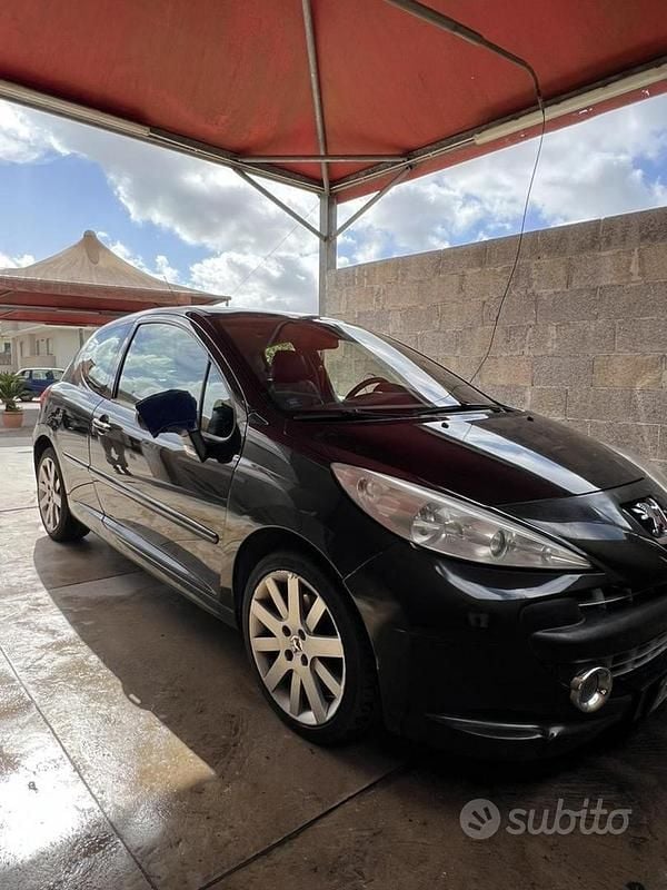 Usata Peugeot 207 110 CV (80 kW) 2006 Nero Berlina