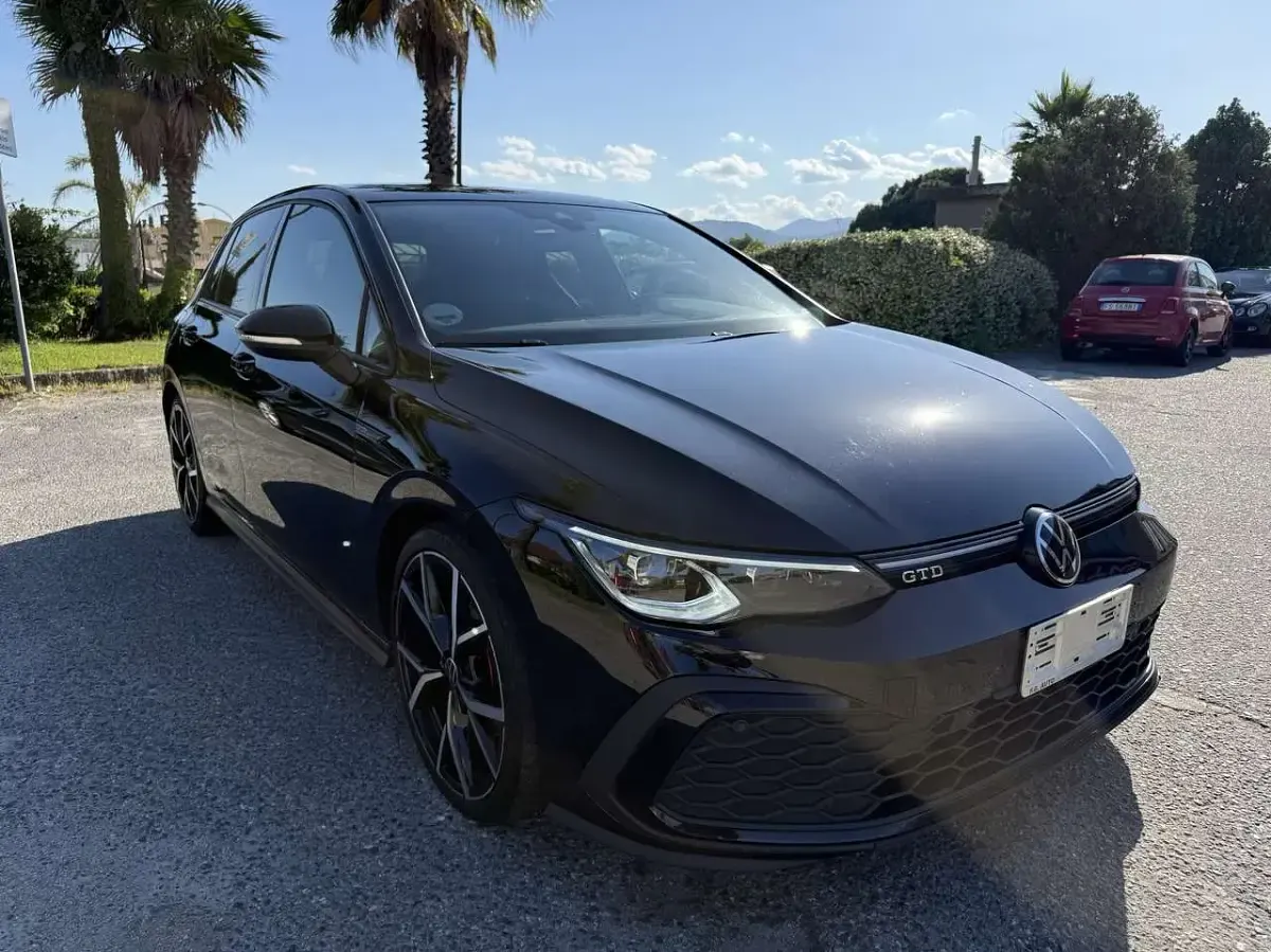 Usata VW Golf VIII GTD 200 CV (147 kW) 2021 Nero Berlina