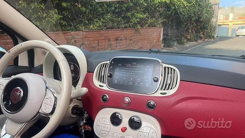 Usata Fiat 500 69 CV (50 kW) 2018 Bianco Cabrio