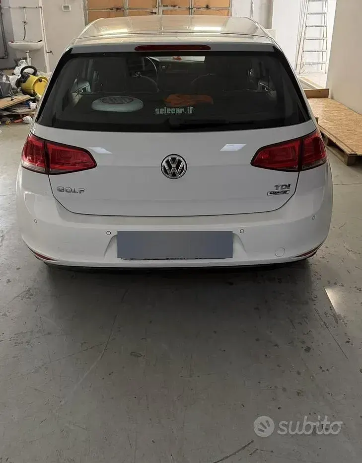 Usata VW Golf VII Trendline 90 CV (66 kW) 2015 Bianco Berlina
