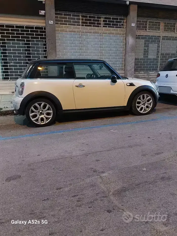 Usata Mini Cooper 109 CV (80 kW) 2008 Bianco Utilitaria