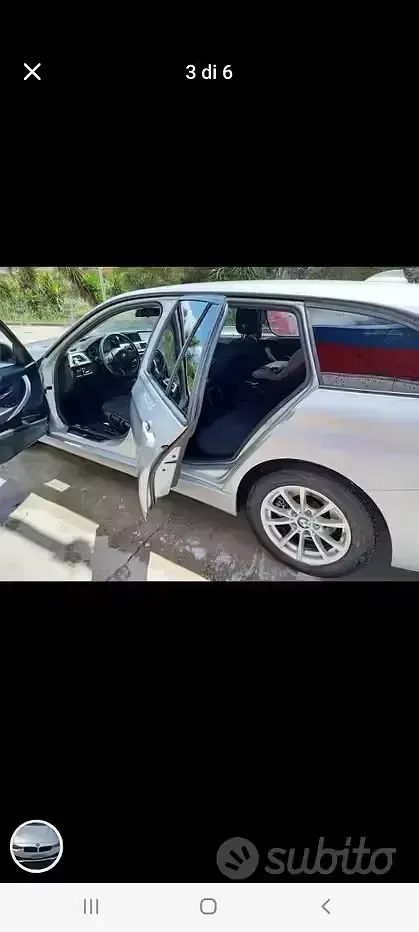 Begagnad BMW 316 Efficient Dynamics 116 HK (85 kW) 2017 Grå Kombi