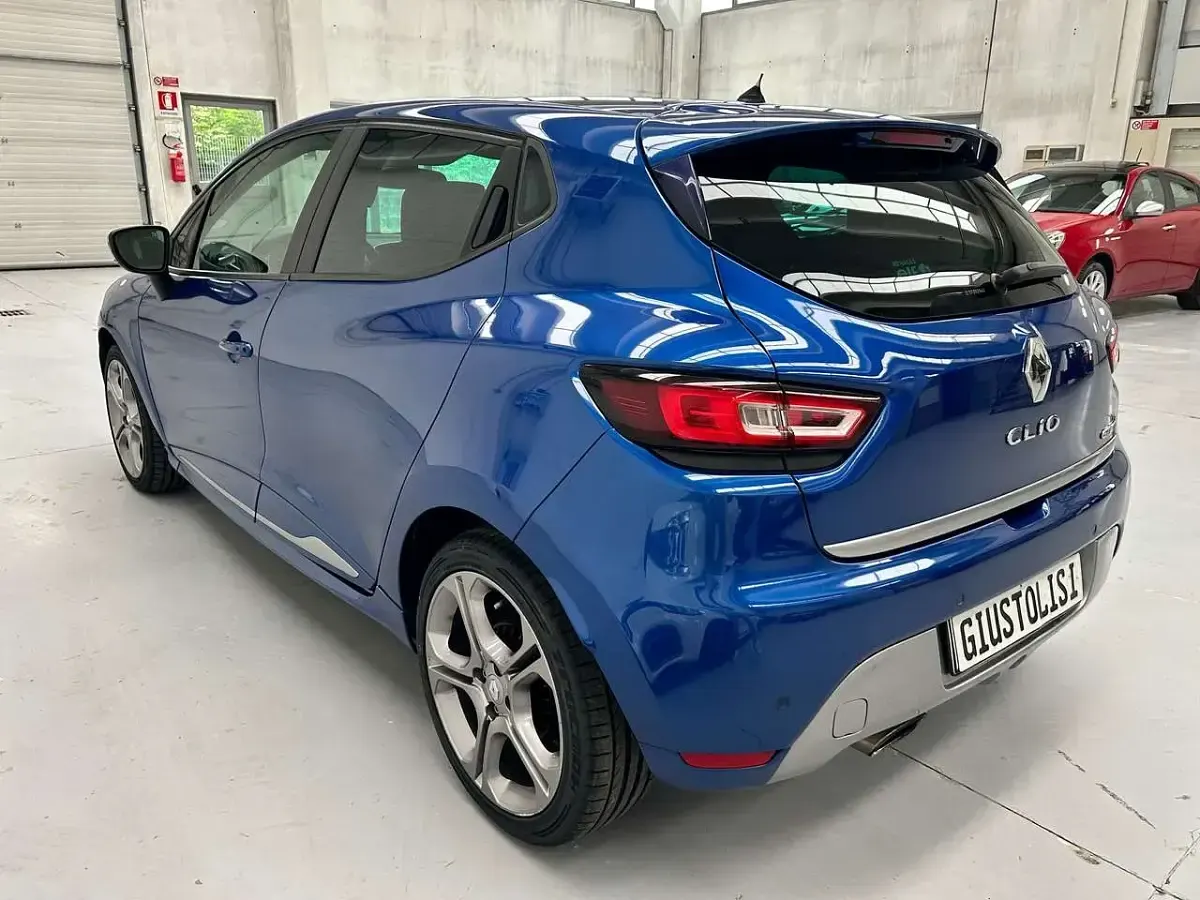Usata Renault Clio IV GT-Line 120 CV (88 kW) 2017 Blu/azzurro Berlina
