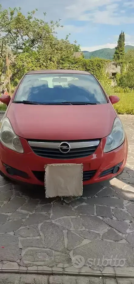 Usata Opel Corsa 80 CV (58 kW) 2008 Rosso Utilitaria