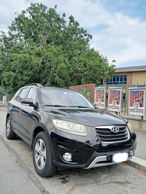 Usata Hyundai Santa Fe 197 CV (144 kW) 2013 Nero SUV