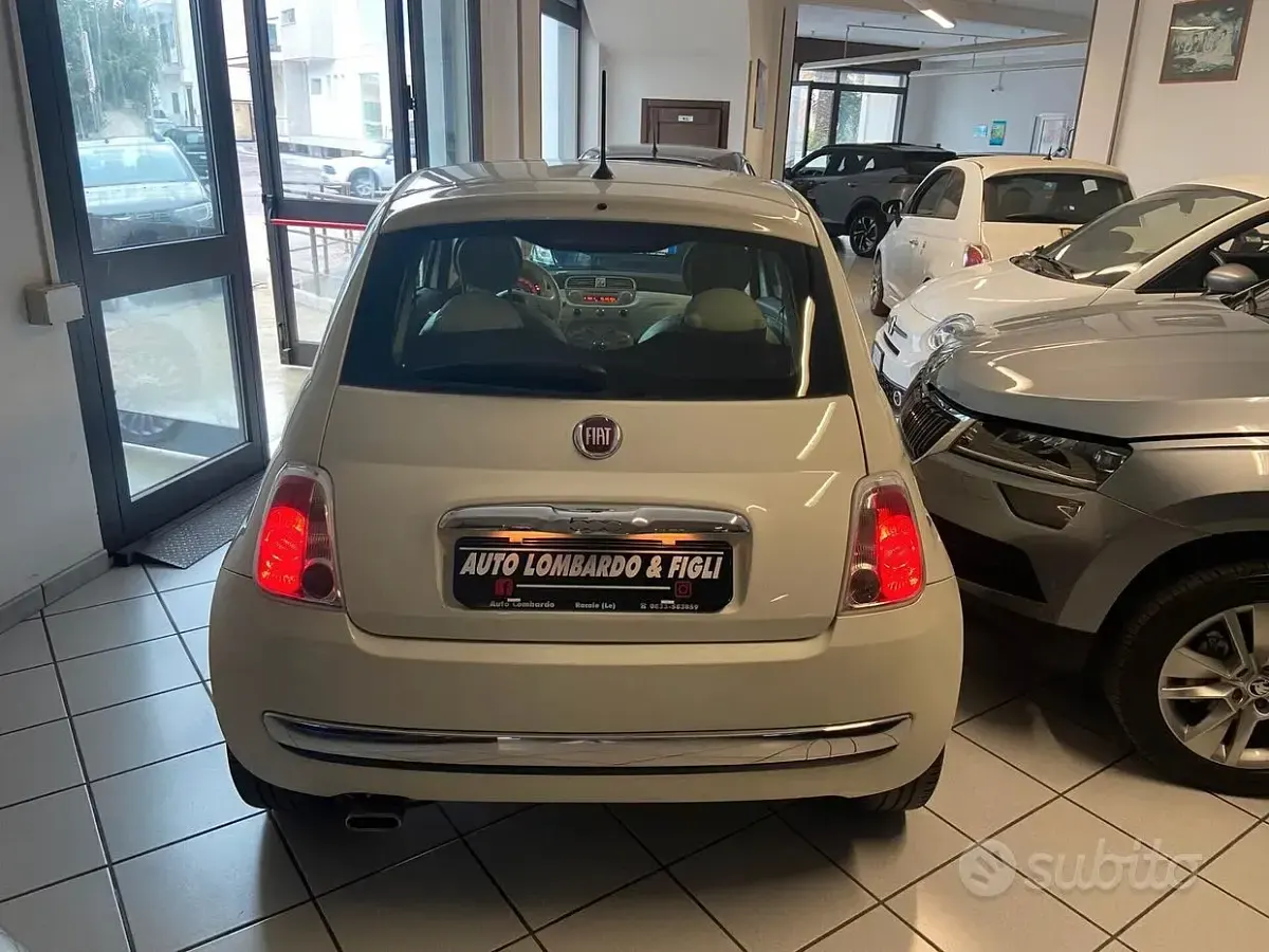Usata Fiat 500 Lounge 69 CV (50 kW) 2013 Bianco Berlina