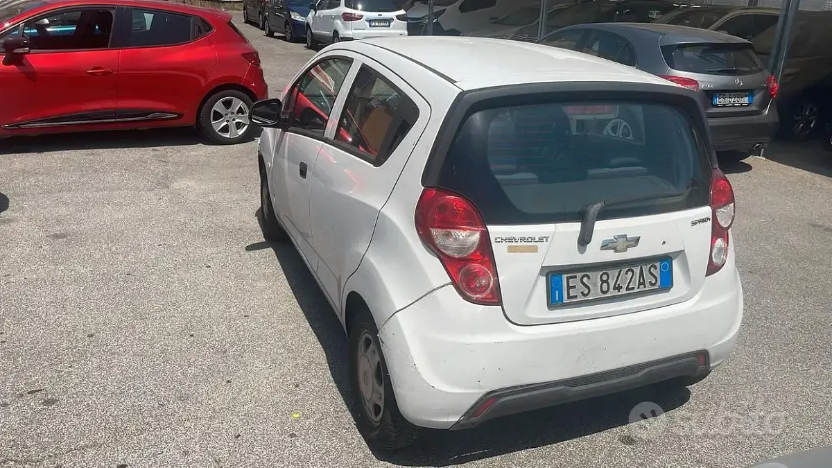 Usata Chevrolet Spark LT 65 CV (47 kW) 2013 Bianco Utilitaria