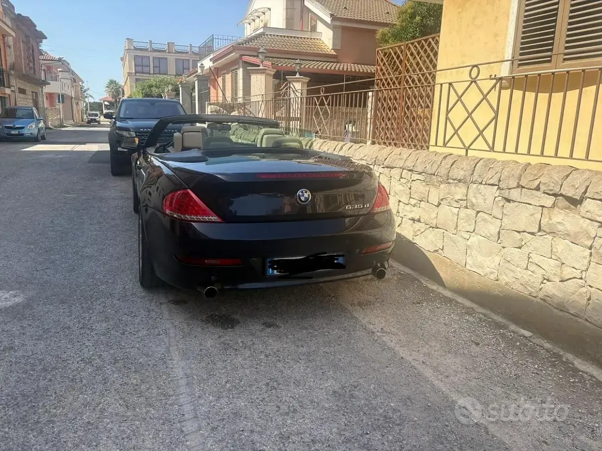 Usata BMW 635 Cabriolet 286 CV (210 kW) 2010 Bluazzurro Cabrio