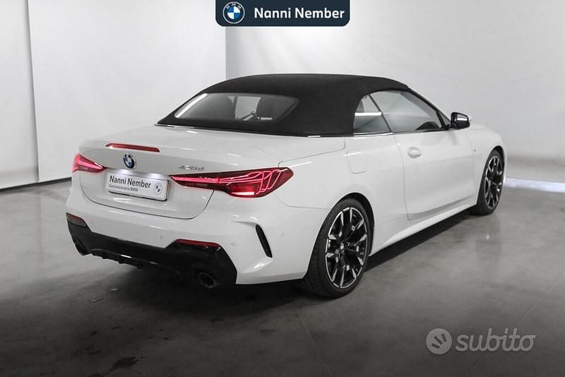 Usata BMW 420 Cabriolet M Sport 190 CV (139 kW) 2025 Bianco Cabrio