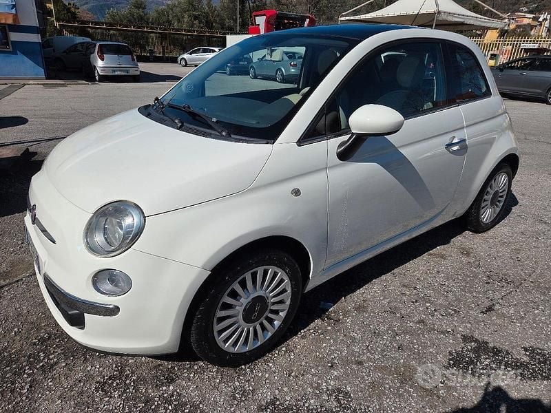 Usata Fiat 500 2009 Bianco Cabrio